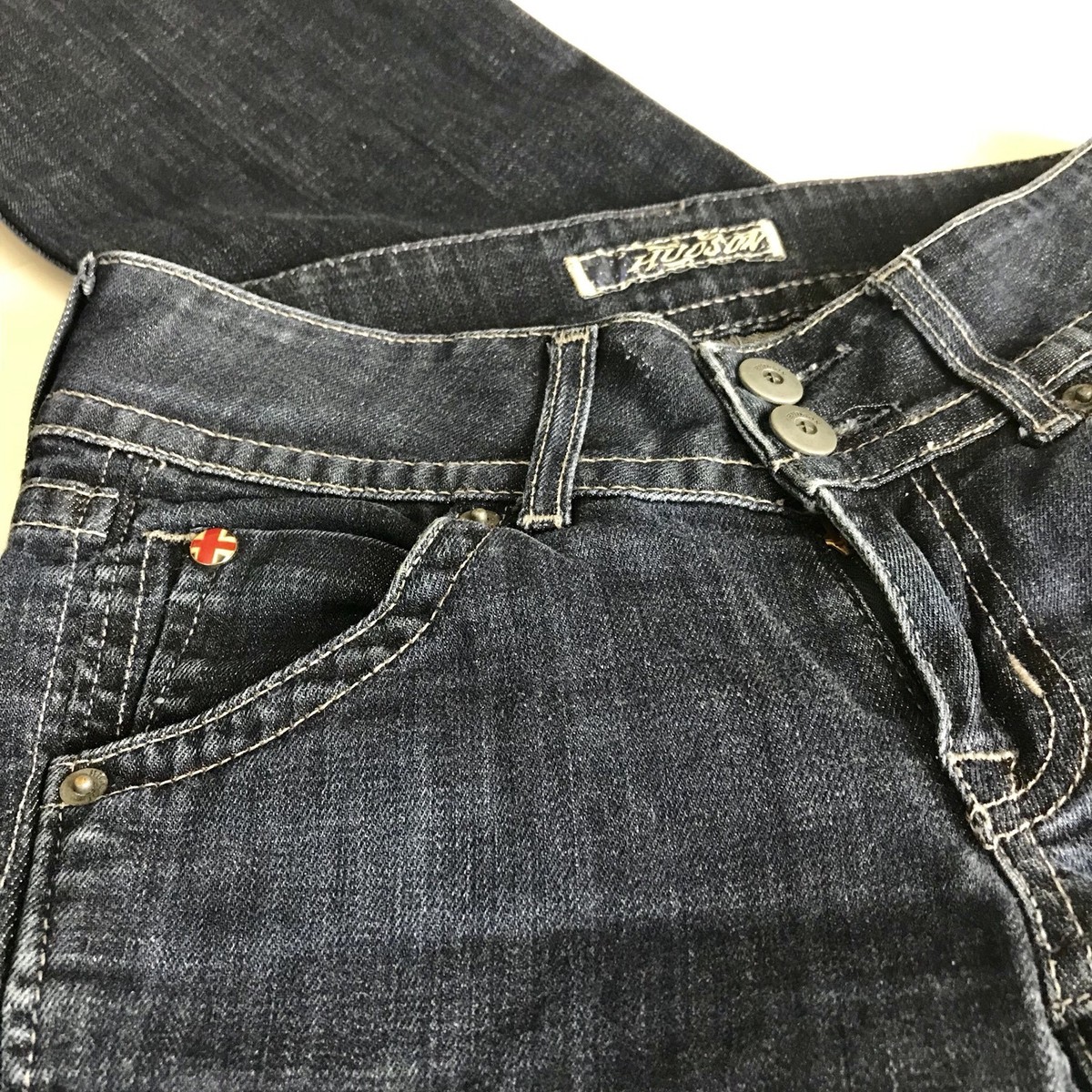 Jeans Hudson Signature Bootcut - Taille 24 - Bleu Foncé - Occasion Très Bon état