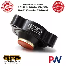 Go Fast Bits DV+ Performance Diverter Valve Black For 2.0L Giulia & BMW X5M, X6M