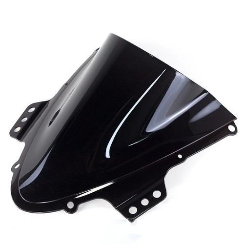 Black Double Bubble Windshield for Suzuki GSXR1000 2005 2006 K5 05 Windscreen - Picture 3 of 8