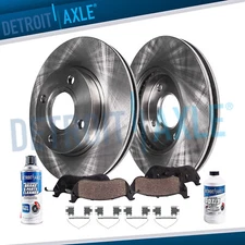 Front Rotors Ceramic Brake Pads Kit Fits for 2009 2010 2011 2012 2013 2014 Honda