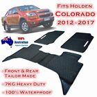 <!--F#f_0-->Heavy Duty Floor Mats Tailor Made for Holden Colorado Dual Cab 2012 - 2018<!--F/-->