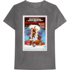 Image of James Bond 007 Unisex T-Shirt: Diamonds Are Forever (XX-Large)