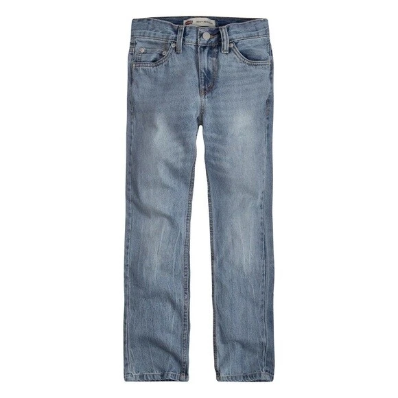 Levi s 505 Boys Regular Fit Faded Denim Blue Jeans Size 10 Regular 25 X 25
