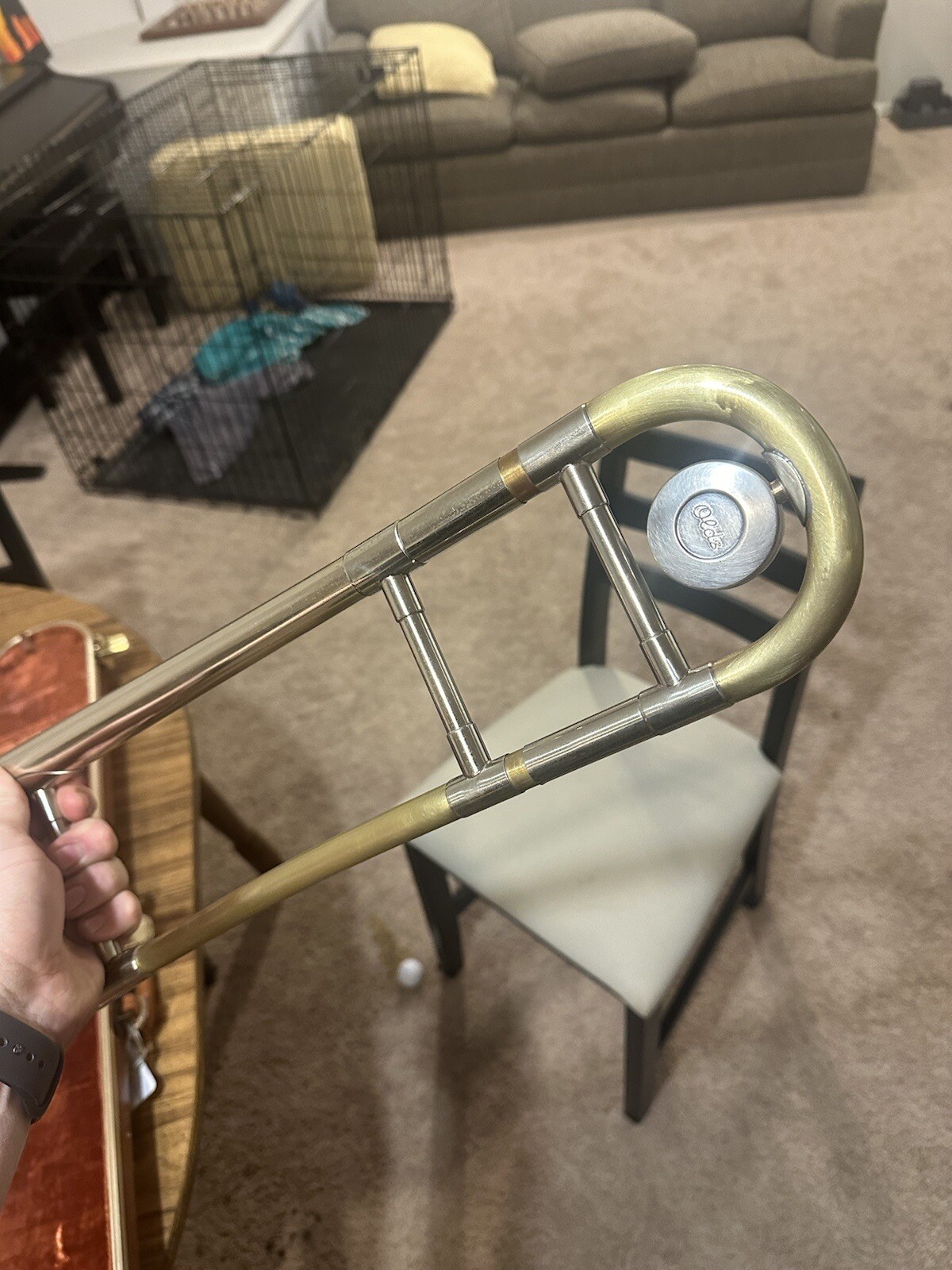 Olds Special Trombone Custom Brushed Finish And Added Counterweight SN