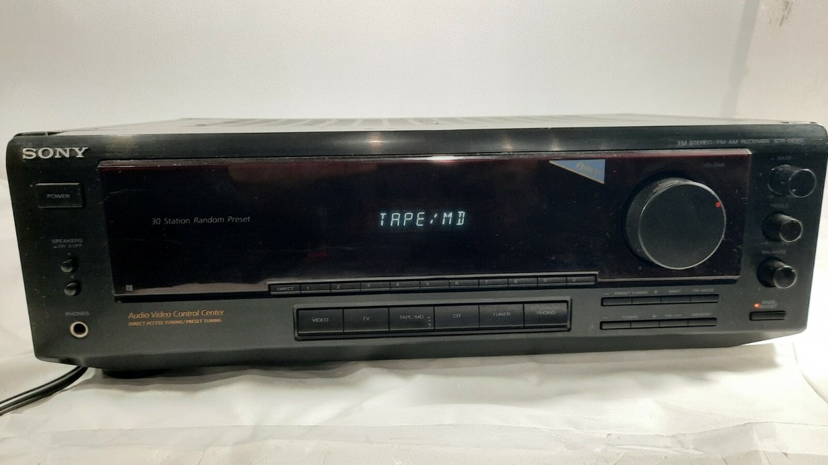 ラジオ・コンポ SONY STR-201 FM /AM STEREO RECEIVER Sony Model STR-DE135 AM/FM Stereo Receiver Tested Works