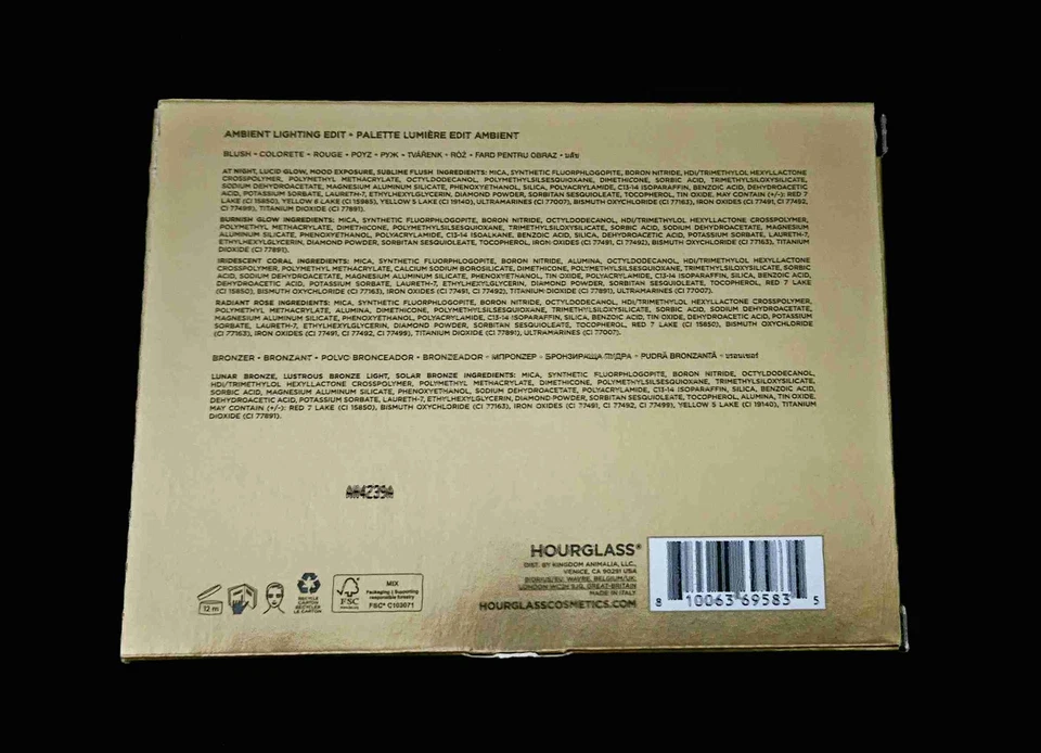 NUEVO Reloj de Arena Barney's NY Seis Tonos Espejo Incluido Bronceador Paleta EXCLUSIVA Foto 4 de 4