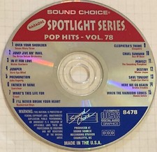 SOUND CHOICE SPOTLIGHT - POP HITS - VOL 78 - SC8478 - JOHN FOGERTY, CREED 