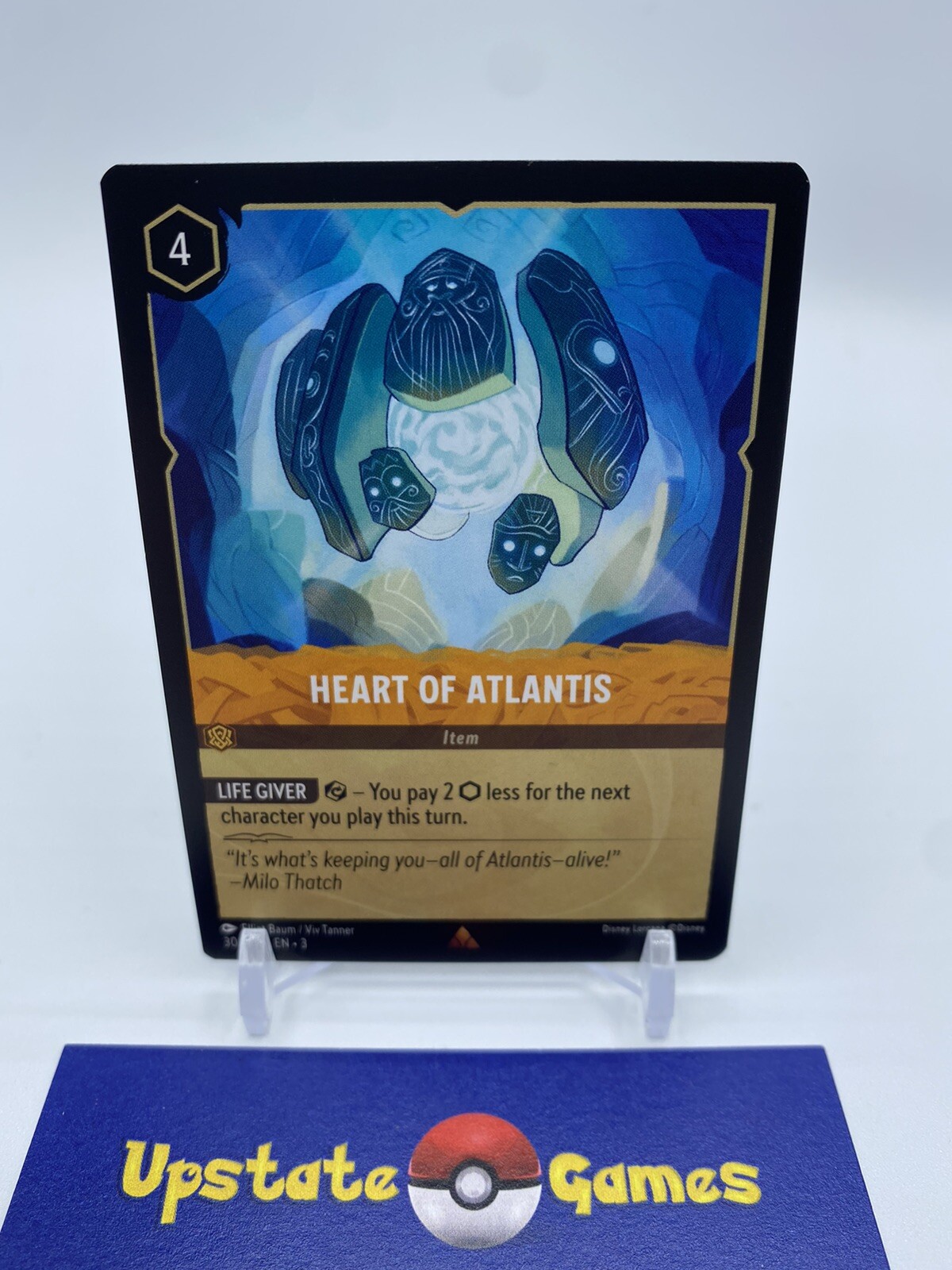 x1 Heart of Atlantis - 30/204 - Rare Lorcana Into the Inklands M/NM