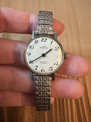John Wanamaker wristwatch 17 Jewel Manual Wind Speidel Band Trying to get an idea of the value. 14k L&W/Hamilton stamped  main image 3