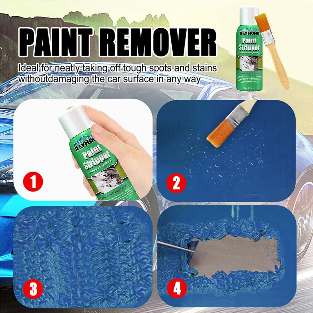 200ML High Efficiency Stripper Metal Surface Rust Stripper Paint ...
