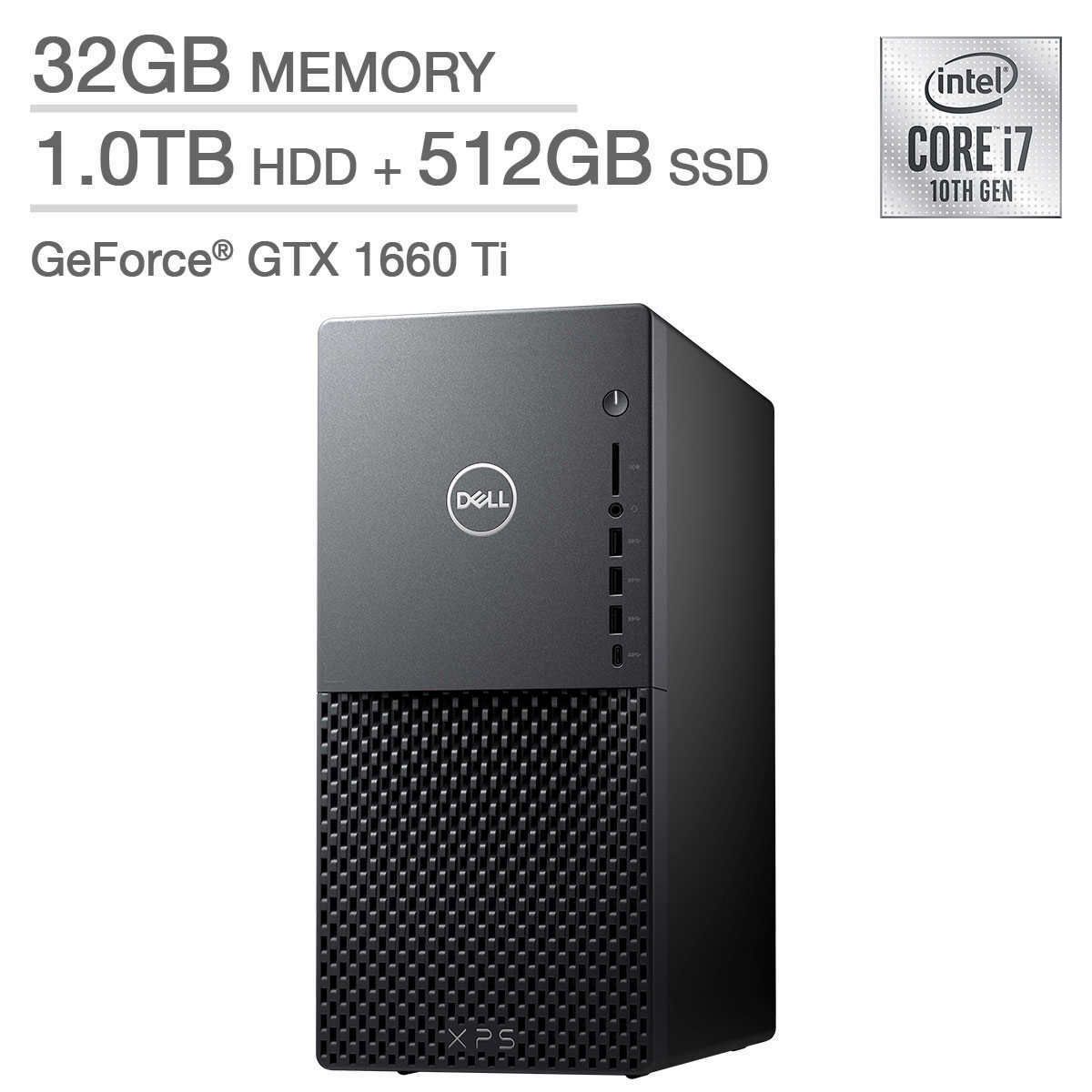 NEW DELL XPS 8940 XPS8940-7347BLK-PUS Desktop Computer PC 32GB RAM
