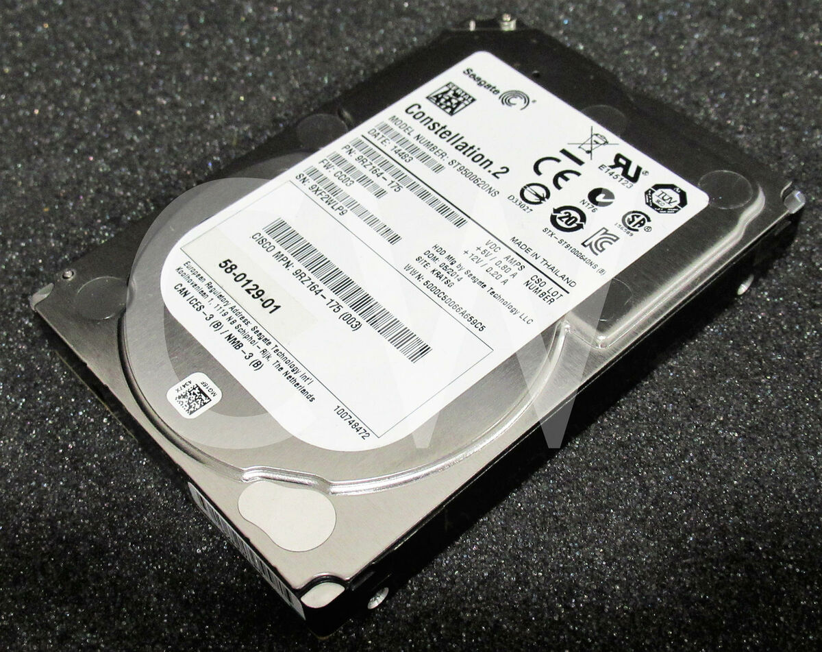 9RZ164-175 Cisco 500GB 7.2K RPM 6Gb/s 64MB 2.5 9RZ164-175 Cisco 500GB 7.2K RPM 6Gb/s 64MB 2.5
