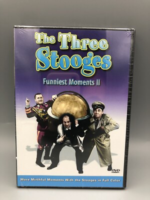 The Three Stooges Funniest Moments II New Sealed DVD Movie