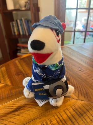Target Dog Plush Tourist Stuffed Toy Bullseye 7'' 2017 First Edition Limited 1500