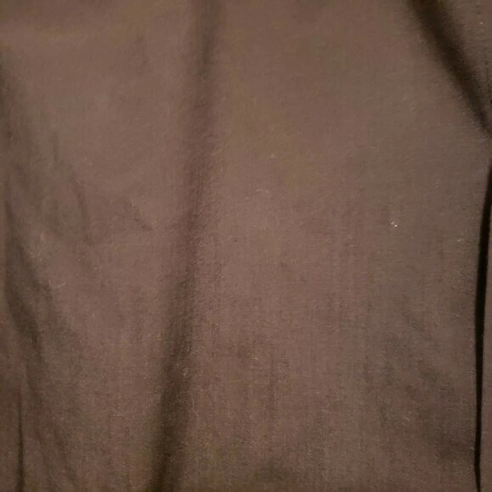 Camisa de vestir TownCraft para hombre talla 14,5 negra lisa manga larga Foto 3 de 4