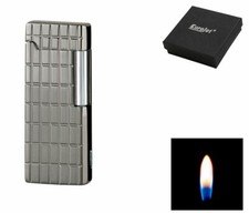 Eurojet Luxus-Metall-Feuerzeug Style, Stein, Gas, edel, Gasfeuerzeug