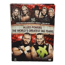 WWE Allied Powers: The World's Greatest Tag Teams (DVD, 3 Disc Set) 2009 9 Hours