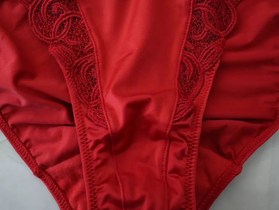 NEW Victoria's Secret VTG Satin Lace Double String Bikini Panties MEDIUM - Image 3 of 4