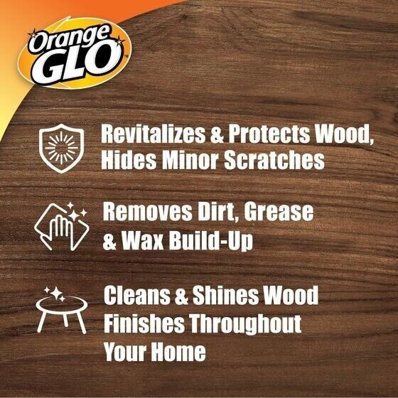 Orange Glo Wood Furniture 2in1 Clean & Polish Spray, 16 oz eBay