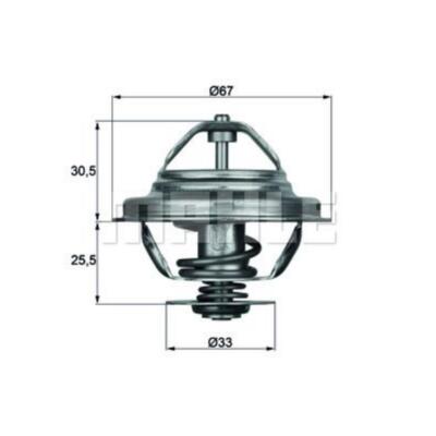 MAHLE Thermostat Kühlmittel mit Dichtung 80°C für BMW 3er Cabriolet TX 27 80D