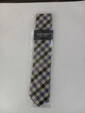 Scott Allan Collection Striped Muticolored   Necktie. Brand New And Very Nice.