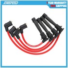 JDMSPEED B61P18140A For Mazda 90-00 Miata 1.6L 1.8L Red Ignition Spark Plug Wire