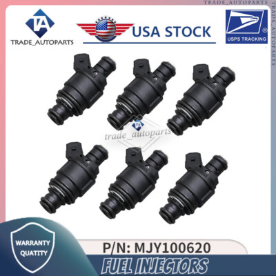 NEW Set(6) MFI Fuel Injectors MJY100620L For LAND ROVER FREELANDER 2002-03 2.5L