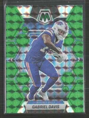 2023 Panini Mosaic #23 Gabriel Davis Green Mosaic Buffalo Bills (D)