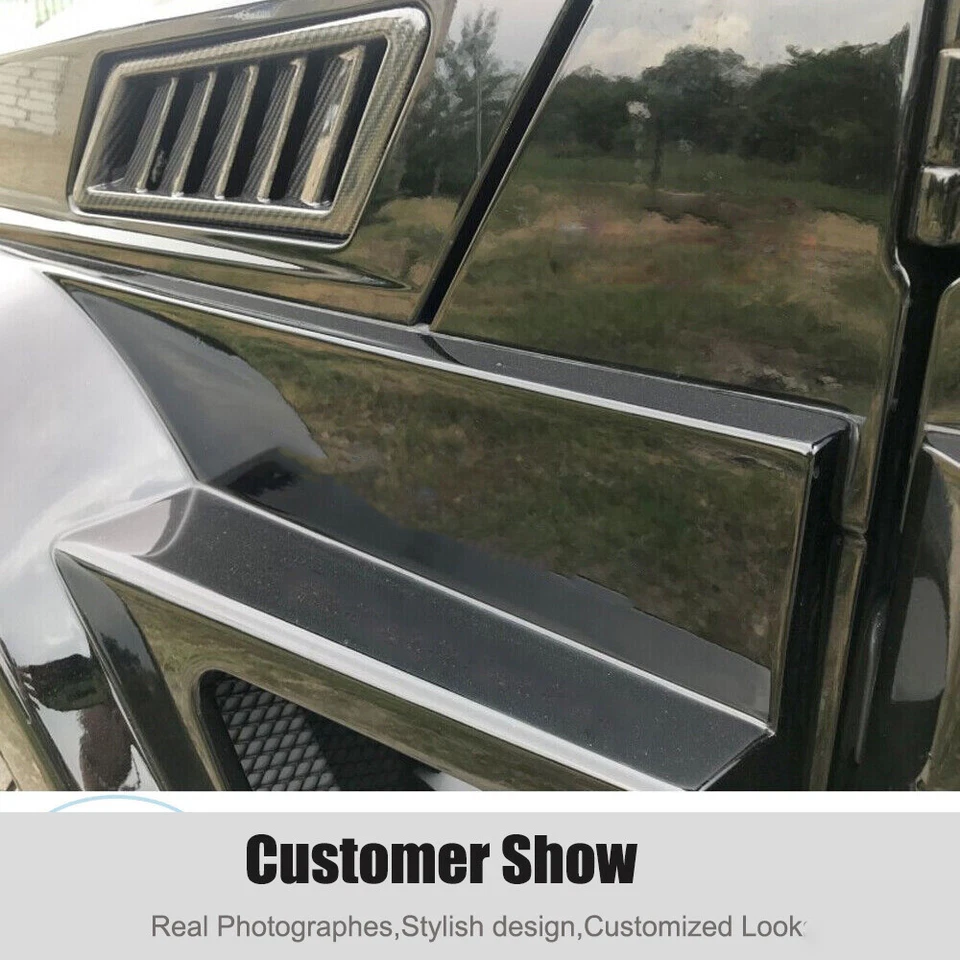 Guardabarros de ventilación lateral de fibra de carbono para Mercedes Benz G Wagon W463 G55 G63 G65 Foto 4 de 4