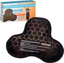 Gel Ice Pack for Injuries - Reusable Cold/hot Pack for Neck, Shoulder, Knee, Hot