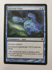 MTG Magic The Gathering Card Spectral Flight Enchantment Aura Blue Innistrad 