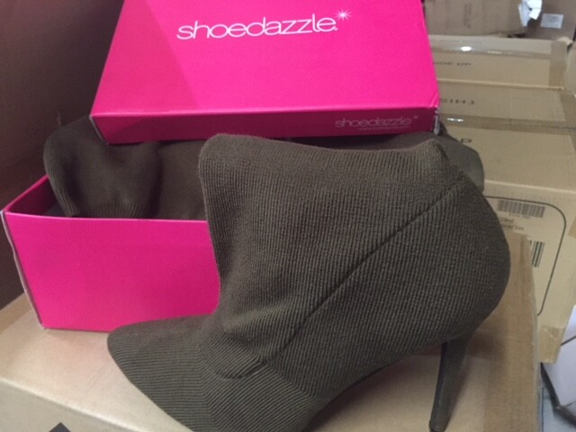 Bottes à Talons Shoedazzle Véronique - Couleur Olive, Taille 11 US Femme, Neuf En Boîte