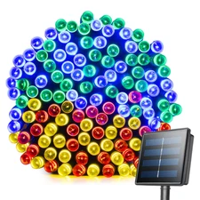 100 LED Solar String Lights Outdoor Garden Party Xmas Fairy Wedding Lamp 8 Modes