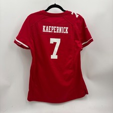 Nike Colin Kaepernick San Francisco 49ers Jersey Womens Large Red NFL 7