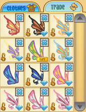 Animal Jam Classic AJ Promo Faerie Butterfly Wings 12-Item Bundle Read Desc.