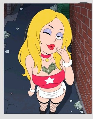 2.5x3.5'' Premium Photo Print ACEO Card Waifu, Francine Smith, American Dad
