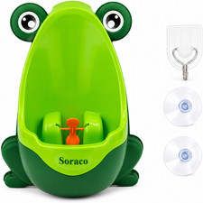 Cute Frog Potty Training Urinal for Boys with Funny Aiming Target, Toddler Urina
