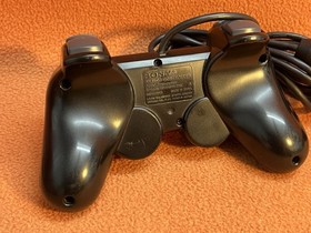 Official Sony PlayStation 2 PS2 DualShock Controller-- Black SCPH-10010 WORKING