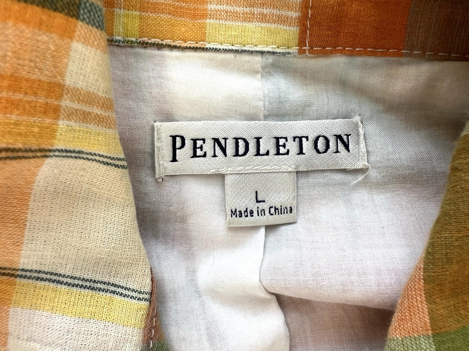 Pendleton Women’s Large Plaid Patchwork Button Ja… - image 4