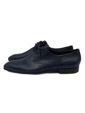 Prada Square Toe Dress Shoes Uk8.5 Nvy G6870
