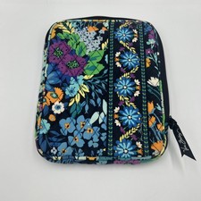 Vera Bradley Med Tablet Sleeve iPad Zip Case Book Cover 8 X 10 Blue Floral