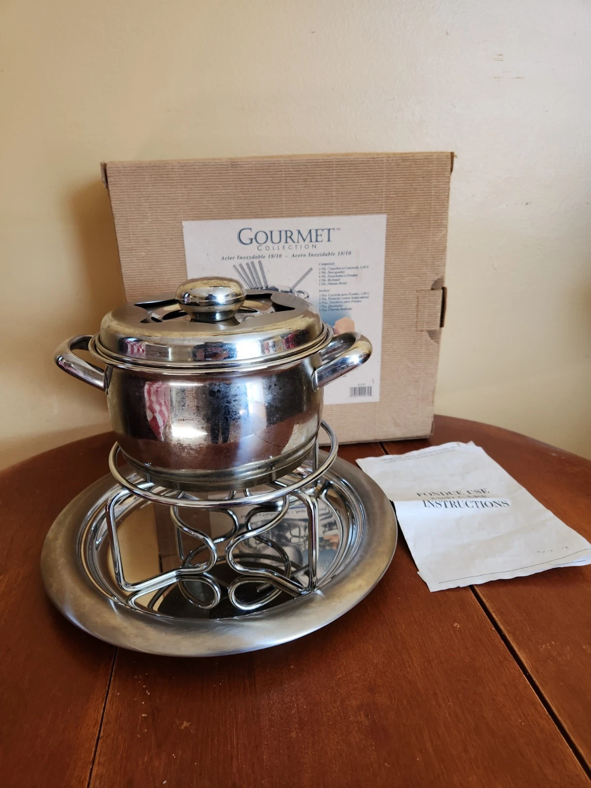 Tramontina Gourmet Collection Stainless Steel 16 Piece Fondue Set Brasil No Fork
Opens in a new wind