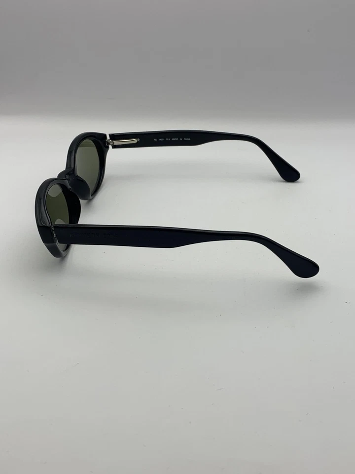 Gafas de sol Kenneth Cole New York marco ovalado negro lentes verdes KC 14031 Foto 4 de 4