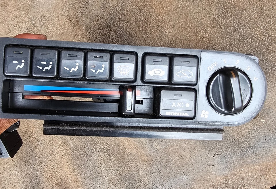 1990-1991 Honda Prelude SI Climate Control Unit OEM AC Heater Temp ...