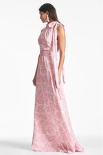 Sachin And Babi New Kayla Gown In Rouge Damask Rose Size 12