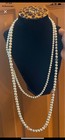 vintage pearl necklace 925 — photo 1