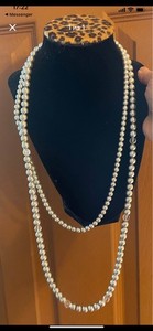 vintage pearl necklace 925
