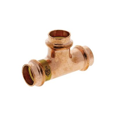 Nibco 9101405Hpc Tee, Copper, Press-Fit11/2'', 11/2'', 3/4''