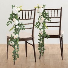 2 St&uuml;ck PEW-Blumen, Kirchenstuhl-Dekorationsblumen f&uuml;r Empfangsfeiern