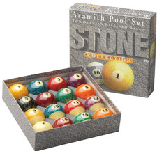 Aramith Stone Pool Ball Set 57.2mm 2 1/4" Unique Style